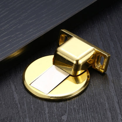 2 ชิ้นโลหะผสมสังกะสีไม่เจาะรูดูดเงียบที่แข็งแกร่งกันชนประตูแม่เหล็ก, Red Ancient, Brushed Steel, Black, White, Yellow, Bright Gold, Bronze