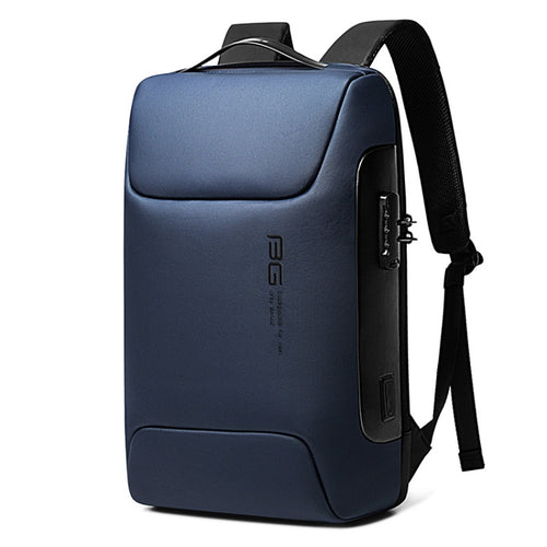 BANGE BG-7216 กระเป๋าสะพายไหล่กันน้ำป้องกันการโจรกรรมสำหรับผู้ชายกระเป๋าเดินทางเพื่อธุรกิจกระเป๋าเป้สะพายหลังคอมพิวเตอร์, BG-7216 (Blue), BG-7216 (Black), BG-7216 (Gray)