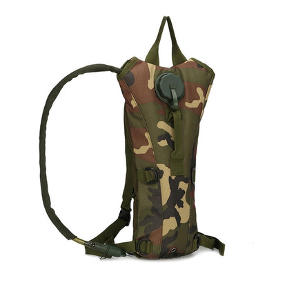 ถุงน้ำทหารยุทธวิธีกระเป๋าเป้สะพายหลัง Hydration Outdoor Camping Camelback ไนลอน CAMEL ถุงน้ำสำหรับขี่จักรยาน, 3L