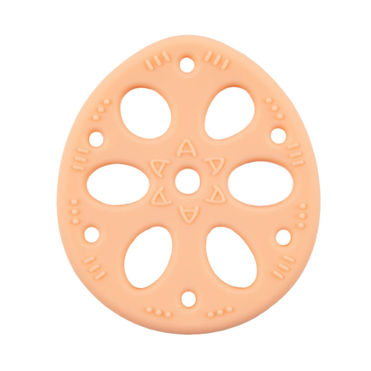 M010093 4 PCSซิลิโคนLotus Rootเม็ดเด็กSoothing Teetherเด็กMolarsของเล่นแม่และเด็กอุปกรณ์, Pink, Yellow, Blue, Beige, Pink With Lanyard, Yellow With Lanyard, Blue With Lanyard, Beige With Lanyard