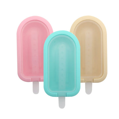 3 in 1 ฤดูร้อนซิลิโคน Popsicle แม่พิมพ์ครีมแม่พิมพ์ DIY ชุดแม่พิมพ์