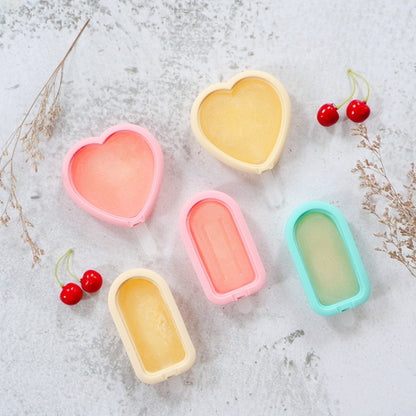 3 in 1 ฤดูร้อนซิลิโคน Popsicle แม่พิมพ์ครีมแม่พิมพ์ DIY ชุดแม่พิมพ์