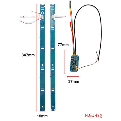 สกู๊ตเตอร์ไฟฟ้า BMS Board + แถบด้านข้าง ชุด สำหรับ Xiaomi Mijia M365 Pro, BMS Board + Side Strip