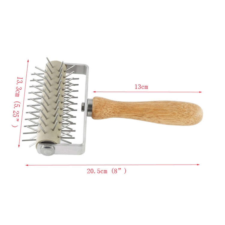 สแตนเลสกลิ้ง Pin พิซซ่าเจาะขนมอุปกรณ์อบ, Pizza Puncher