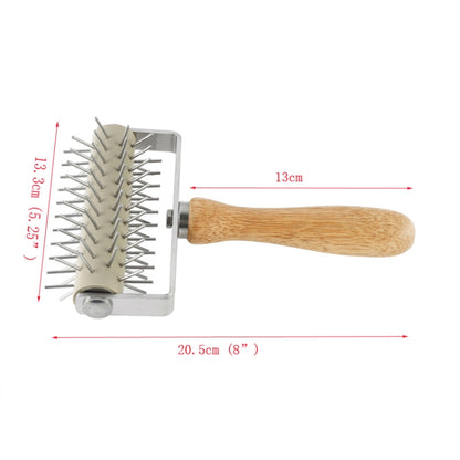 สแตนเลสกลิ้ง Pin พิซซ่าเจาะขนมอุปกรณ์อบ, Pizza Puncher