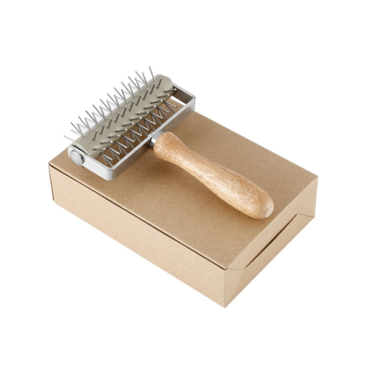 สแตนเลสกลิ้ง Pin พิซซ่าเจาะขนมอุปกรณ์อบ, Pizza Puncher