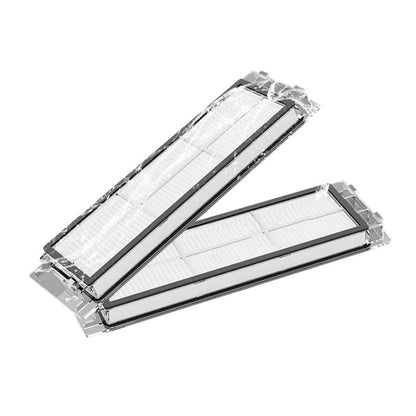 อุปกรณ์เสริมหุ่นยนต์กวาดสำหรับ Xiaomi Mijia 1C ข้อมูลจำเพาะ:, 7 in 1, 2 Side Brush Black, Wipes