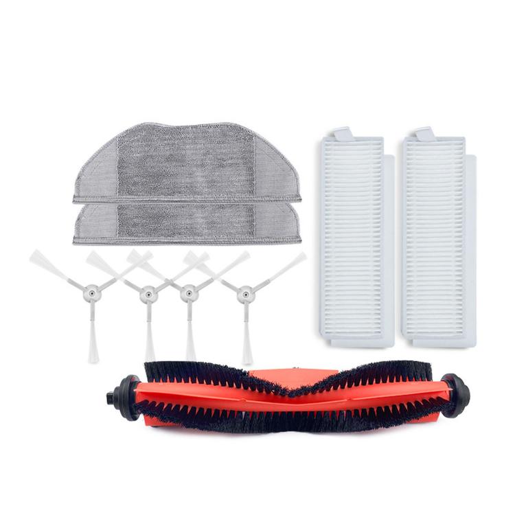 อุปกรณ์เสริมเหมาะสำหรับ Xiaomi Mijia G1 Sweeping Robot ข้อมูลจำเพาะ:, Main Brush, 3 Pairs Side Brush, 6 PCS Filter, 2 PCS Rag, Set 1