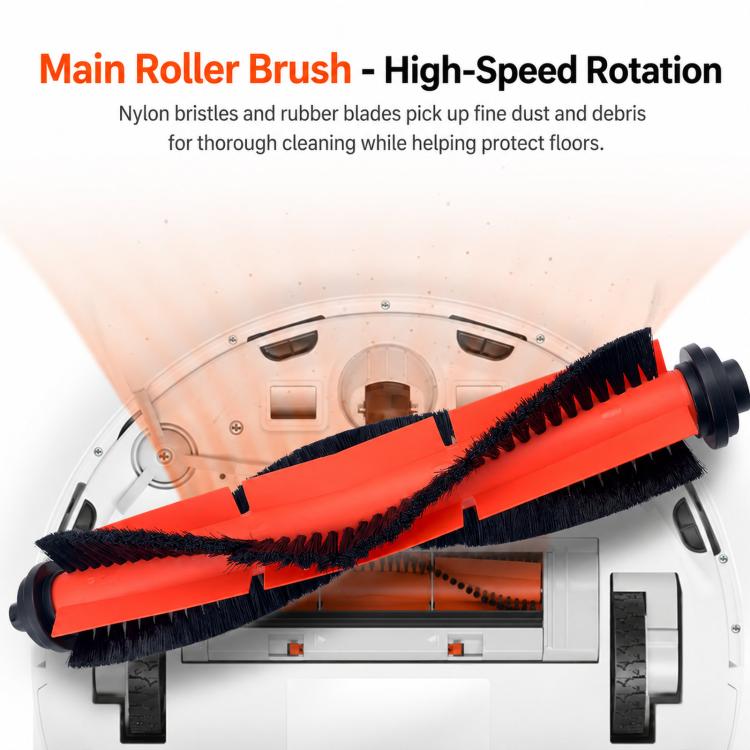 อุปกรณ์เสริมเหมาะสำหรับ Xiaomi Mijia G1 Sweeping Robot ข้อมูลจำเพาะ:, Main Brush, 3 Pairs Side Brush, 6 PCS Filter, 2 PCS Rag, Set 1