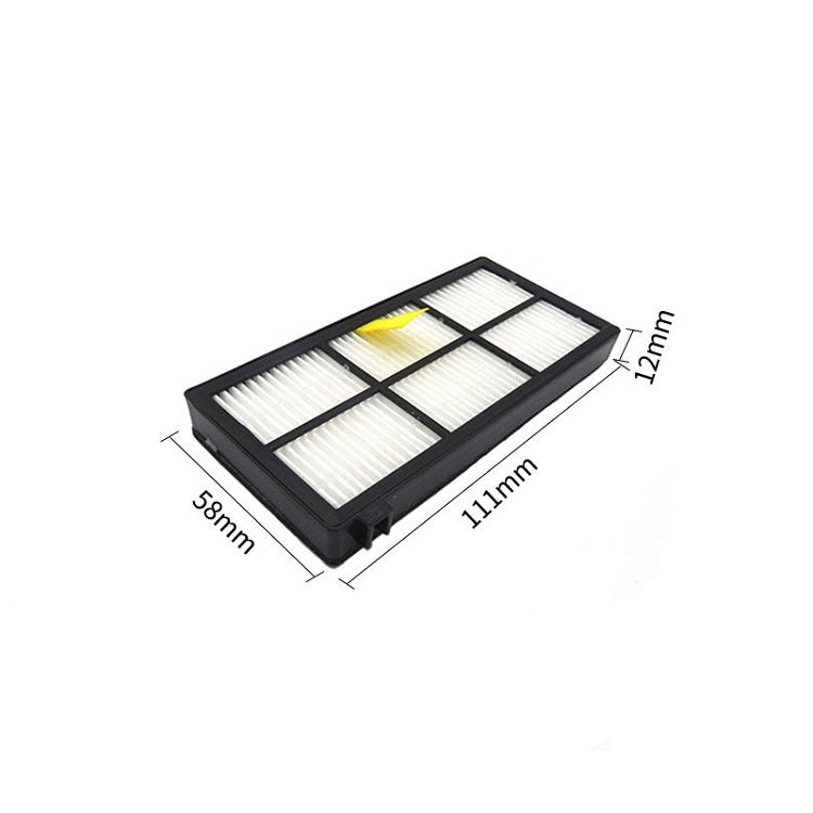 5 ชิ้นกวาดหุ่นยนต์ Hypa กรองสำหรับ Irobot Roomba 870/880/890/980
