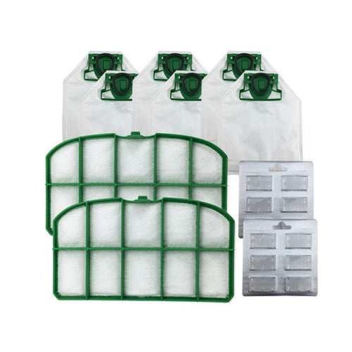 อุปกรณ์เสริมเครื่องดูดฝุ่นเหมาะสำหรับ Vorwerk VK200 ข้อมูลจำเพาะ:, Suit, 3 PCS Dust Bag, 3 PCS Filter, 5 PCS Scented Tea