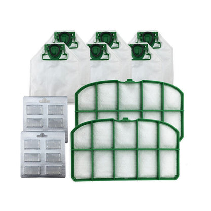 อุปกรณ์เสริมเครื่องดูดฝุ่นเหมาะสำหรับ Vorwerk VK200 ข้อมูลจำเพาะ:, Suit, 3 PCS Dust Bag, 3 PCS Filter, 5 PCS Scented Tea