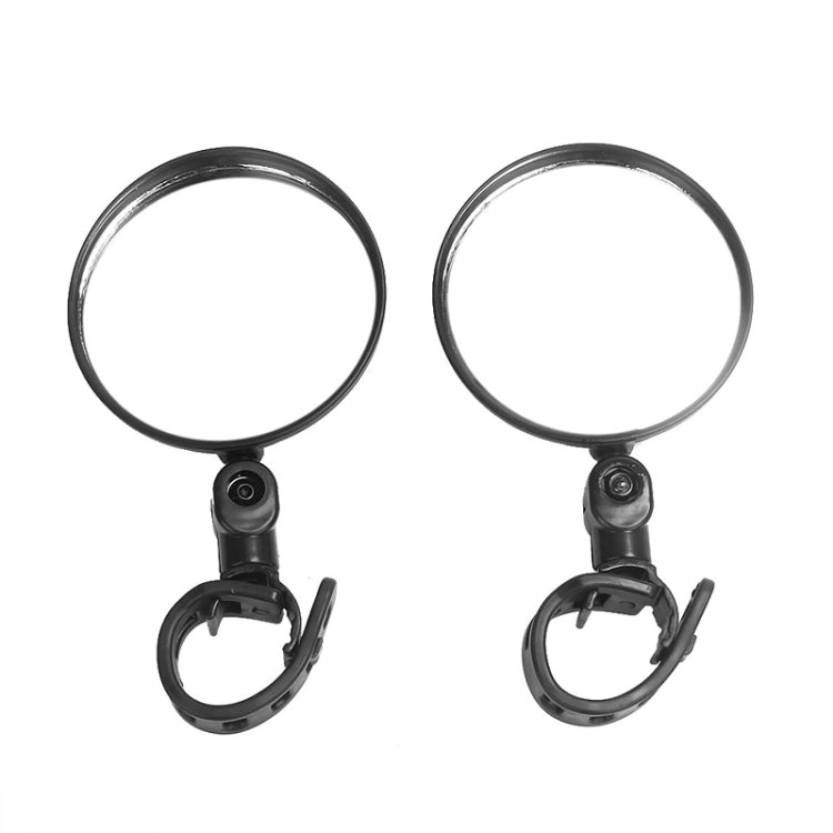 2 ชิ้นสำหรับ Xiaomi สกูตเตอร์กระจกมองหลังกระจกจักรยาน, Round, Oval