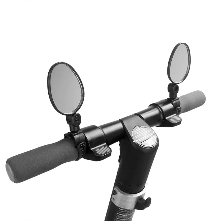 2 ชิ้นสำหรับ Xiaomi สกูตเตอร์กระจกมองหลังกระจกจักรยาน, Round, Oval