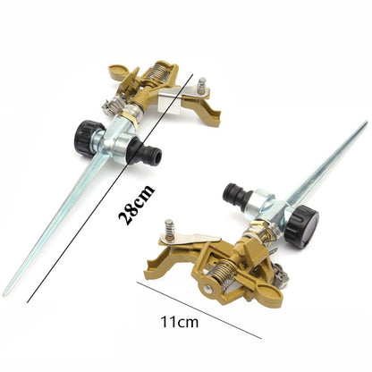 สปริงเกลอร์สนามหญ้าหมุนสวนโลหะผสมสังกะสีสปริงเกลอร์โยกการเกษตร, Rotating Lawn Sprinklers