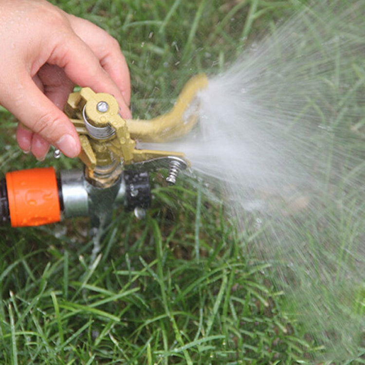 สปริงเกลอร์สนามหญ้าหมุนสวนโลหะผสมสังกะสีสปริงเกลอร์โยกการเกษตร, Rotating Lawn Sprinklers