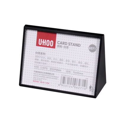 10 PCS อะคริลิคสามเหลี่ยมราคาโต๊ะนักเรียนที่นั่ง Board, 7.4x10.5cm (White), 7.4x5.3cm (Black), 7.4x10.5cm (Black)