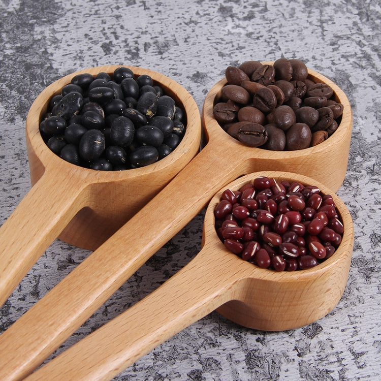 ช้อนไม้ด้ามยาวช้อนปรุงรสช้อนขนมหวานกาแฟช้อนชานม, Seasoning Spoon Small, Seasoning Spoon Medium, Seasoning Spoon Large