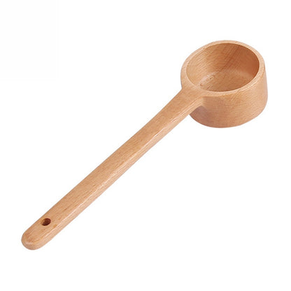 ช้อนไม้ด้ามยาวช้อนปรุงรสช้อนขนมหวานกาแฟช้อนชานม, Seasoning Spoon Small, Seasoning Spoon Medium, Seasoning Spoon Large