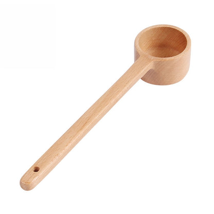 ช้อนไม้ด้ามยาวช้อนปรุงรสช้อนขนมหวานกาแฟช้อนชานม, Seasoning Spoon Small, Seasoning Spoon Medium, Seasoning Spoon Large