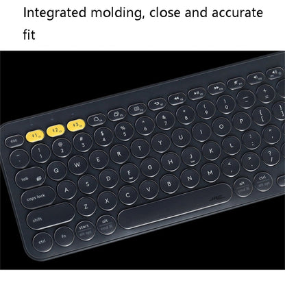 JRC T20703 แล็ปท็อปคีย์บอร์ดไร้สายบลูทูธคีย์บอร์ดโปร่งใสสำหรับ Logitech K380
