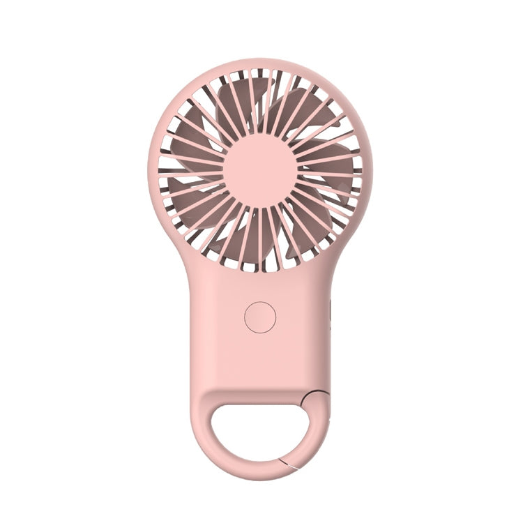 มือถือกระเป๋ามินิพัดลมขนาดเล็กแบบพกพาชาร์จพัดลม USB กลางแจ้งพร้อมไฟสี 7 สี, Pink, ArmyGreen, Orange