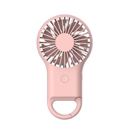 มือถือกระเป๋ามินิพัดลมขนาดเล็กแบบพกพาชาร์จพัดลม USB กลางแจ้งพร้อมไฟสี 7 สี, Pink, ArmyGreen, Orange