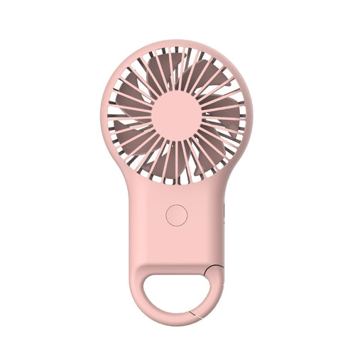 มือถือกระเป๋ามินิพัดลมขนาดเล็กแบบพกพาชาร์จพัดลม USB กลางแจ้งพร้อมไฟสี 7 สี, Pink, ArmyGreen, Orange
