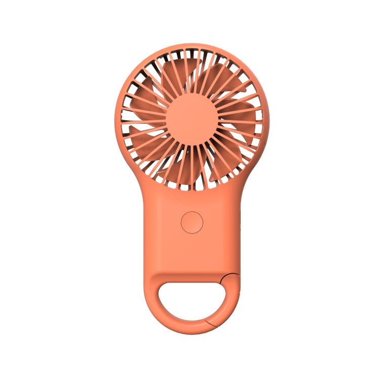 มือถือกระเป๋ามินิพัดลมขนาดเล็กแบบพกพาชาร์จพัดลม USB กลางแจ้งพร้อมไฟสี 7 สี, Pink, ArmyGreen, Orange