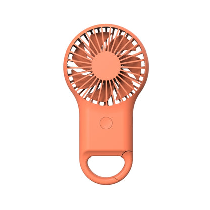 มือถือกระเป๋ามินิพัดลมขนาดเล็กแบบพกพาชาร์จพัดลม USB กลางแจ้งพร้อมไฟสี 7 สี, Pink, ArmyGreen, Orange