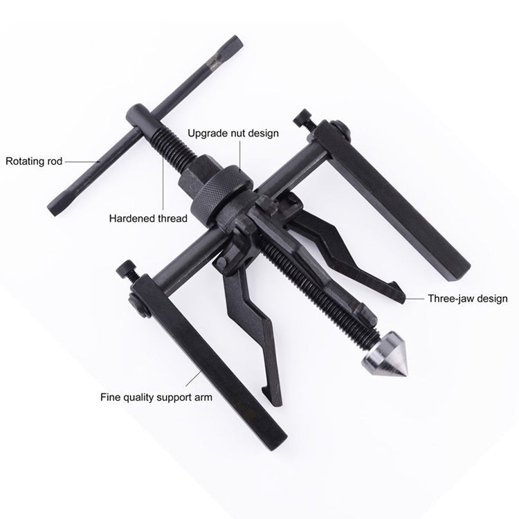 3-Jaw Inner BEARING PULLER Gear EXTRACTOR Heavy Duty ยานยนต์ชุดเครื่องมือ, 3-Jaw Inner Bearing Puller