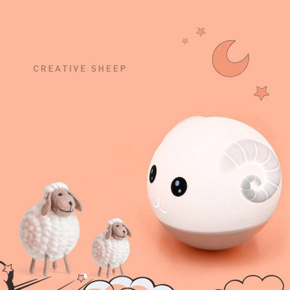 เด็กซิลิโคน ZD-26 พร้อมไฟกลางคืน Pat Pat, ZD-26 Goat Warm Light, ZD-26 Goat Colorful