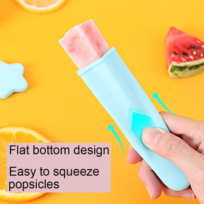 2 ชุด 4 in 1 เด็ก Popsicle แม่พิมพ์ชุดอาหารเกรดซิลิโคนครีมแม่พิมพ์การจัดส่งสีสุ่ม, 2 Sets 4 in 1