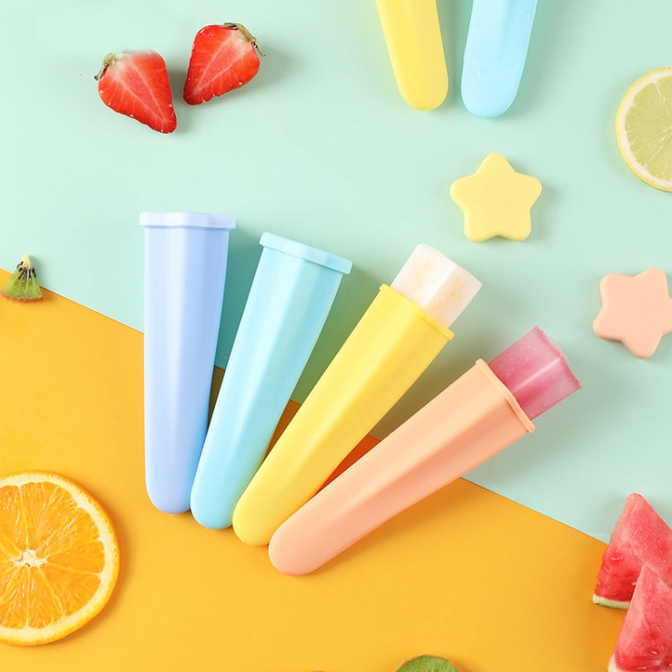 2 ชุด 4 in 1 เด็ก Popsicle แม่พิมพ์ชุดอาหารเกรดซิลิโคนครีมแม่พิมพ์การจัดส่งสีสุ่ม, 2 Sets 4 in 1
