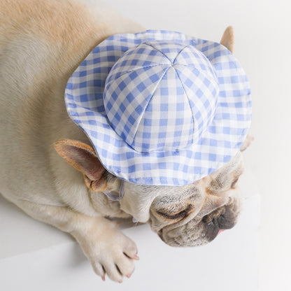 2 PCS Dog ??Hat Summer Cool Photo Decoration Pet Cat Sun Hat, S, M