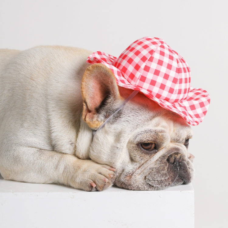 2 PCS Dog ??Hat Summer Cool Photo Decoration Pet Cat Sun Hat, S, M