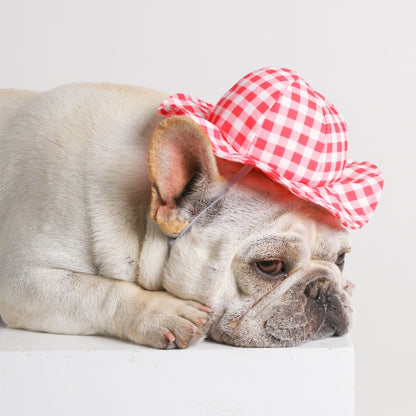 2 PCS Dog ??Hat Summer Cool Photo Decoration Pet Cat Sun Hat, S, M
