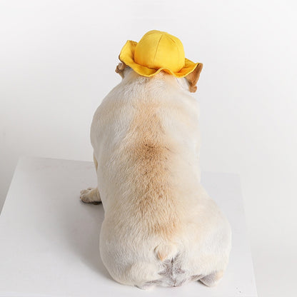 2 PCS Dog ??Hat Summer Cool Photo Decoration Pet Cat Sun Hat, S, M
