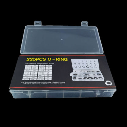 2 กล่องรถยนต์ซิลิโคนซีลยางผสม, 225 PCS Black