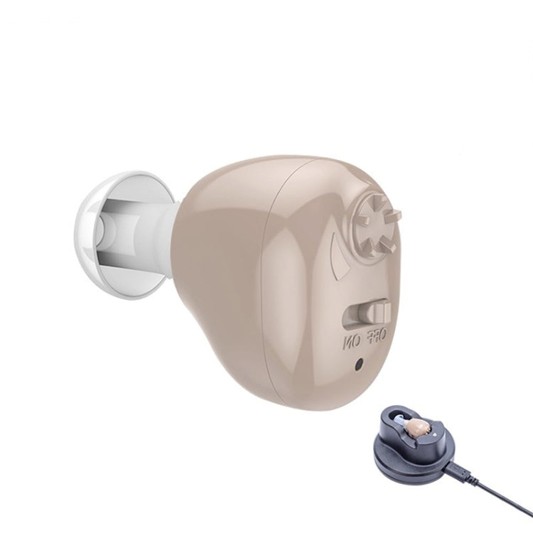 เครื่องช่วยฟังชนิดใส่ในหูแบบชาร์จไฟได้ Z-12 พร้อมแท่นชาร์จ USB, Z-12