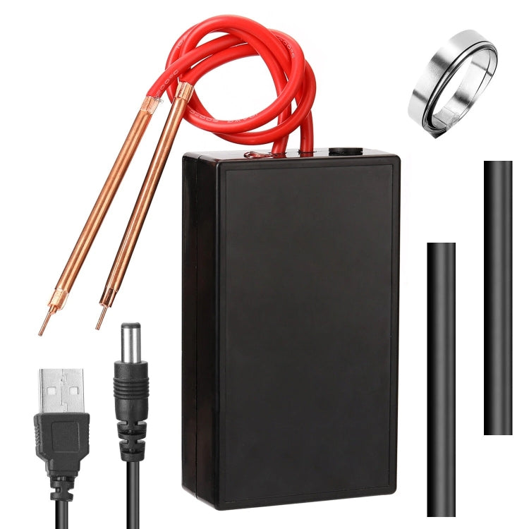 DIY เครื่องเชื่อมก้นมินิเก็บพลังงานพร้อมแบตเตอรี่ลิเธียม 5300mAh, Welding Machine