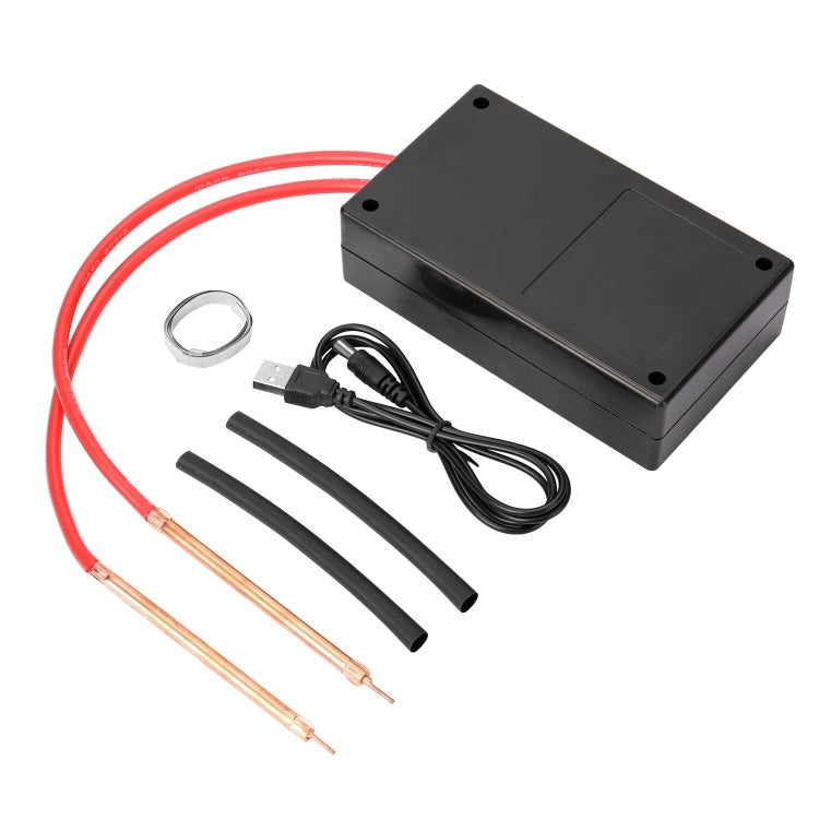 DIY เครื่องเชื่อมก้นมินิเก็บพลังงานพร้อมแบตเตอรี่ลิเธียม 5300mAh, Welding Machine