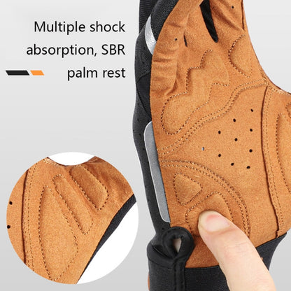 WEST BIKING YP0211197 Full-Finger Shock-Absorbing Anti-Skid รถจักรยานยนต์ถุงมือจักรยานอุปกรณ์ขี่, S, M, L, XL