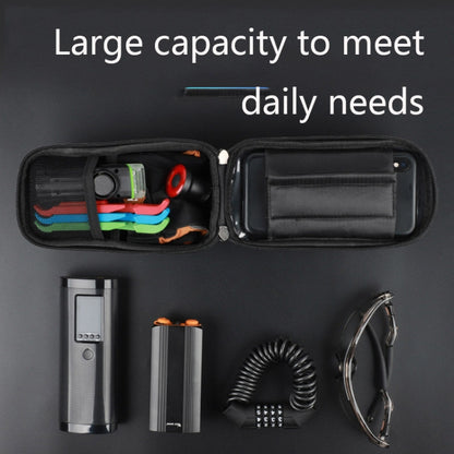 WEST BIKING YP0707235 จักรยานเสือภูเขาด้านหน้าBeam Bagโทรศัพท์มือถือกันน้ำกระเป๋าจักรยานHard Shellกระเป๋าสะท้อนแสงอุปกรณ์ขี่, YP0707235