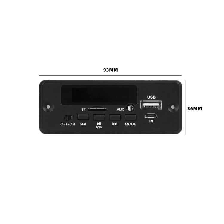 เล่นโฟลเดอร์ 5/12V พร้อมเครื่องขยายเสียง MP3 ถอดรหัสพร้อมการบันทึก Call Loss เมนบอร์ดพร้อม Bluetooth, MP3 Decoding Board