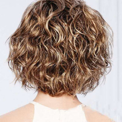 วิกผมสั้นหยิกหยักศกสำหรับสุภาพสตรี, WIG-017B