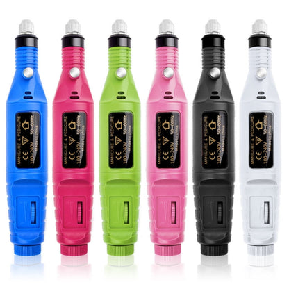 เครื่องเจียรเล็บไฟฟ้าขนาดเล็ก USB ชุดเครื่องบดไฟฟ้าแบบพกพา, USB Green