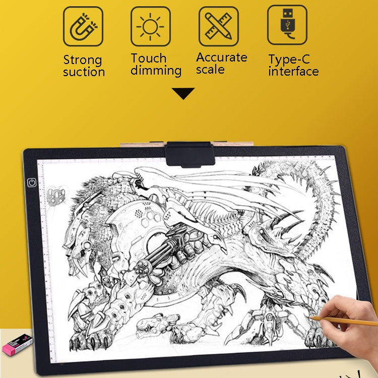A3-D36 Magnetic Absolute LED Copy Station Soft Eye Protection ขอบการประดิษฐ์ตัวอักษรสำเนาภาพวาดแผ่น