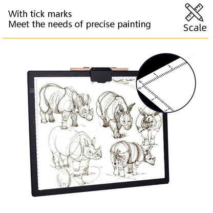 A3-D36 Magnetic Absolute LED Copy Station Soft Eye Protection ขอบการประดิษฐ์ตัวอักษรสำเนาภาพวาดแผ่น