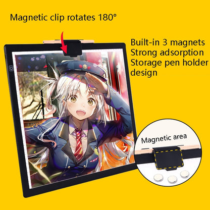 A3-D36 Magnetic Absolute LED Copy Station Soft Eye Protection ขอบการประดิษฐ์ตัวอักษรสำเนาภาพวาดแผ่น